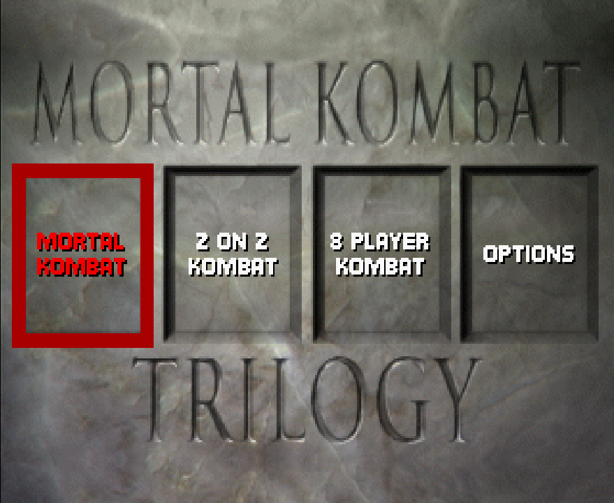 真人快打三部曲 Mortal Kombat Trilogy PS版本游戏截图